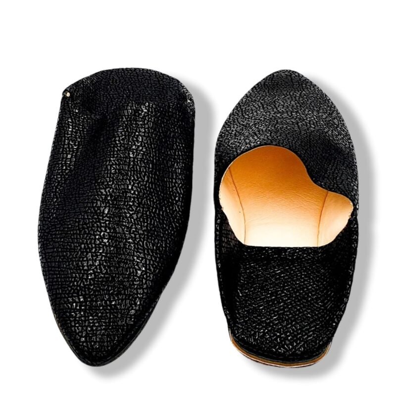 Babouche cuir dague blaky